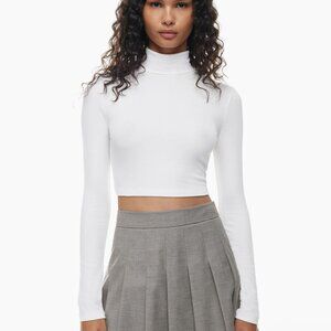 Aritzia Freshman Purple Cropped Turtleneck Sz. S